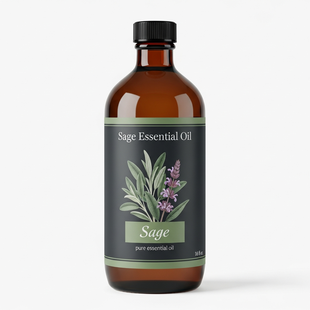 Sage Essential Oil 16 oz